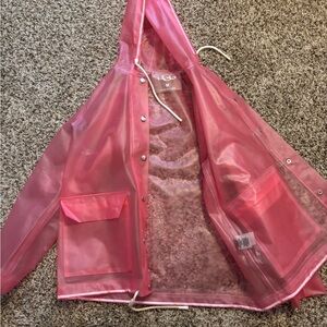 UGG Pink Hooded Raincoat